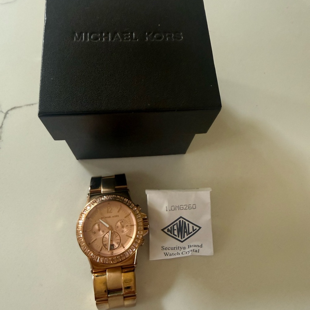 Michael Kors Rose Gold Chronograph Men’s Bracelet Watch